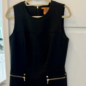 Tory Burch Black Sheath Dress with Pockets
